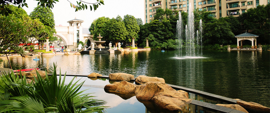 廣東云浮恒大城首二期園建工程